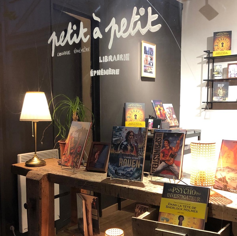 À Rouen, les éditions Petit à petit ouvrent une librairie éphémère pour les fêtes