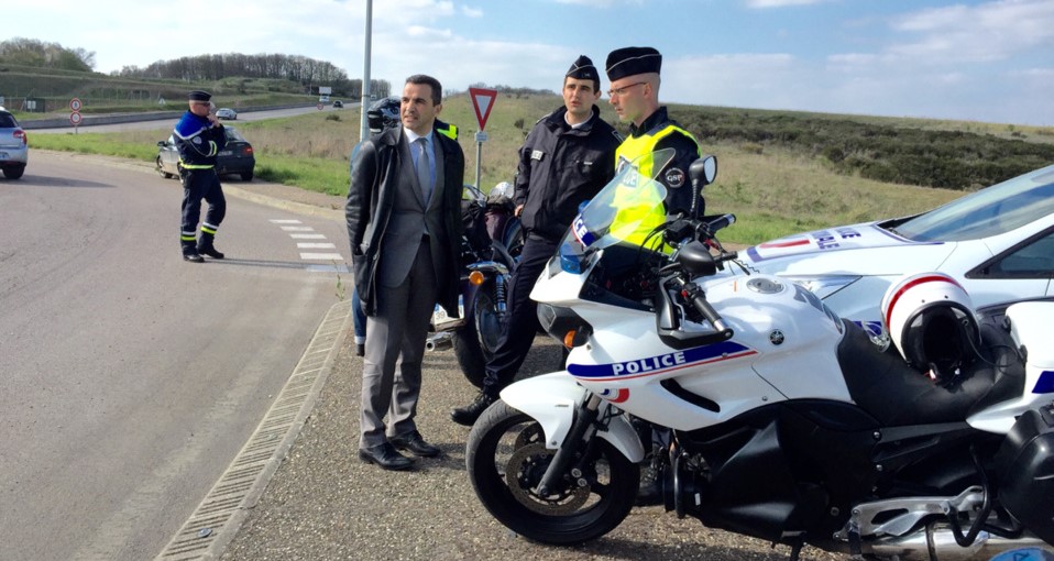 Le chef de cabinet du préfet de l'Eure a pu vérifier une nouvelle fois la nécessité des contrôles de vitesse en agglomération (Photo@infonormandie)