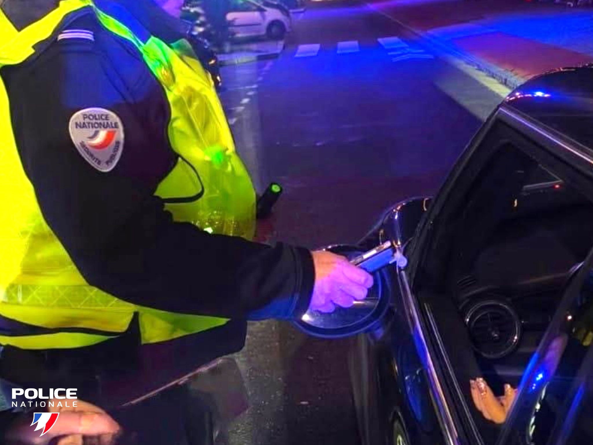 Les forces de l'ordre ont procédé la nuit du réveillon à 49 contrôles positifs alcool ou stupéfiants - Photo DIPN76