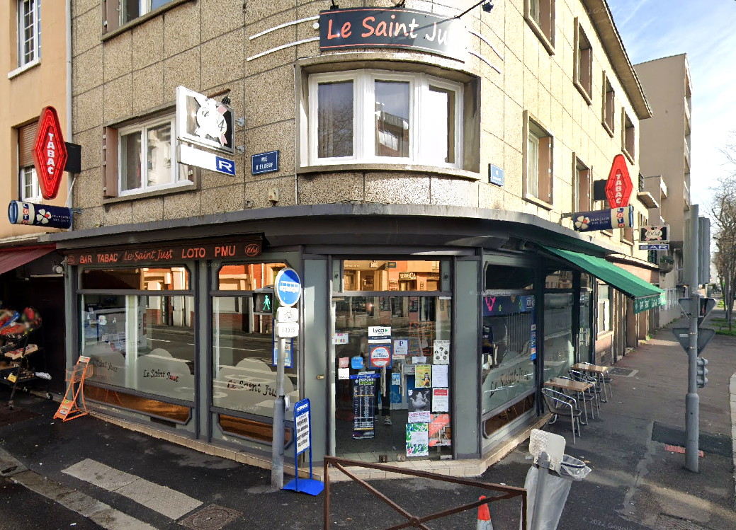 Le gros lot a été remporté avant Noël au Saint Just, rue d'Elbeuf à Rouen - Photo l'illustration Google Maps