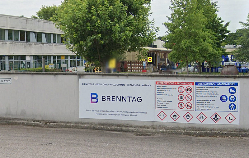 Le scénario retenu prévoit la simulation d’un nuage toxique sur ce site industriel - Illustration Google Maps