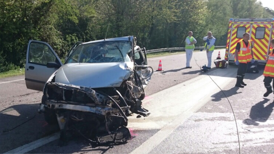 La jeune conductrice de la Ford Fiesta est décédée sous la violence du choc (Photo@DR)