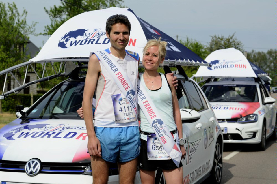 Les vainqieurs de la course à Rouen (Photo@Philippe Montigny pour Wings pour World Run vie)