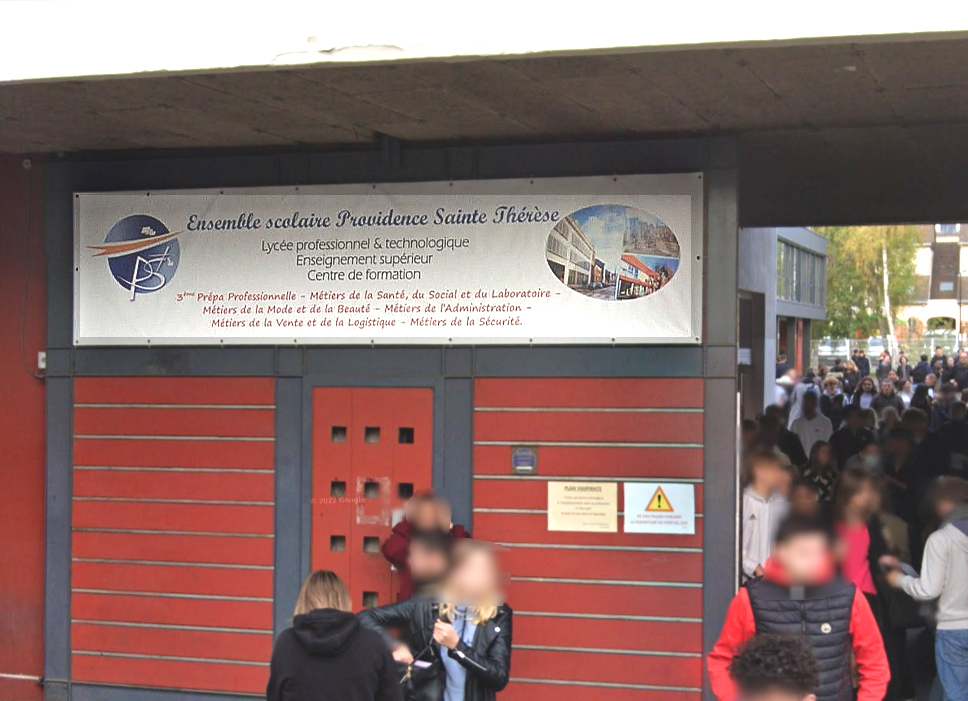 L'établisssement a été entièrement évacué le temps de la levée de doute - Illustration  capture d'écran Google Maps