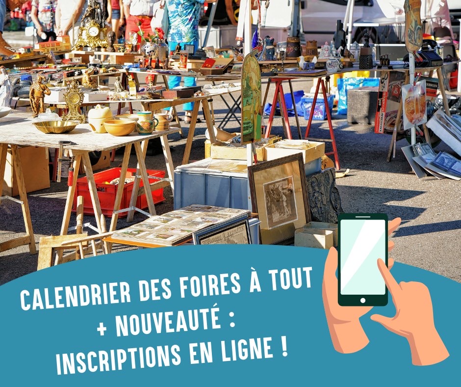 Le Grand-Quevilly : les foires à tout passent à la réservation en ligne en 2026