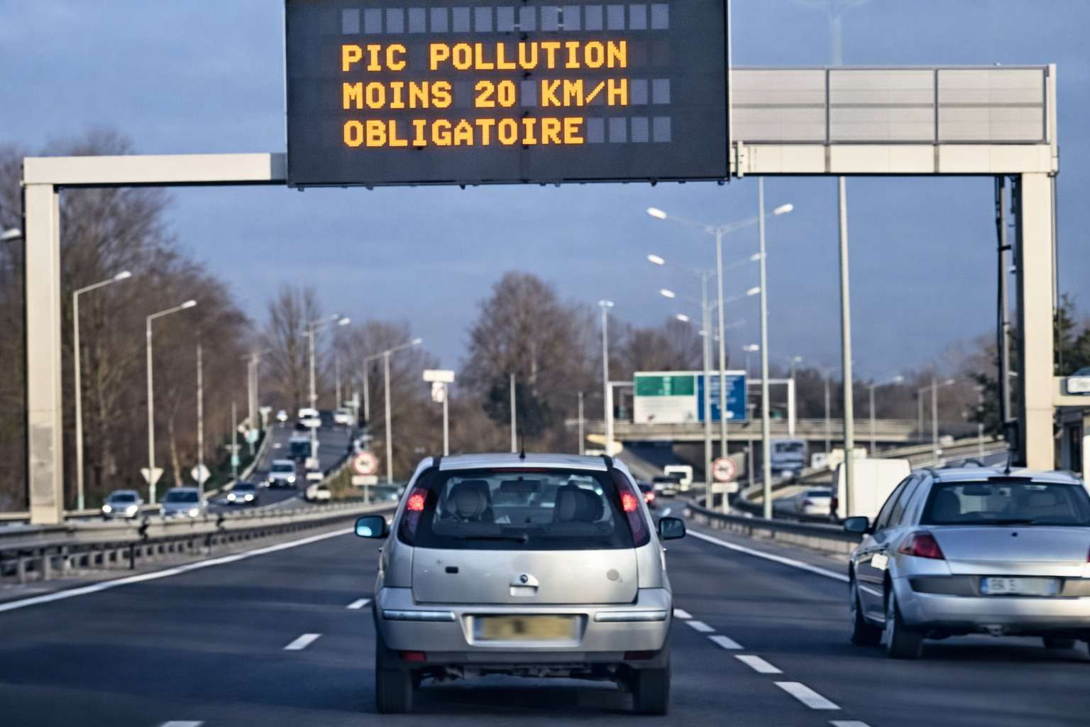 es automobilistes sont invités à adopter une conduite souple et à réduire leur vitesse. Illustration infoNormandie