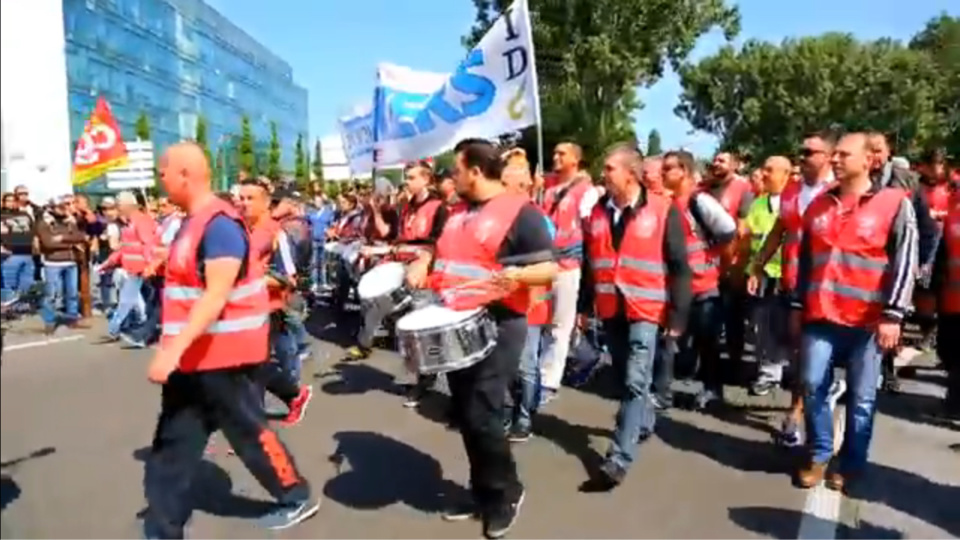 Comme lors de la manifestation du 26 mai, ils étaient encore plusieurs milliers d'opposants à la loi Travail ce matin au Havre (Photo@DR)