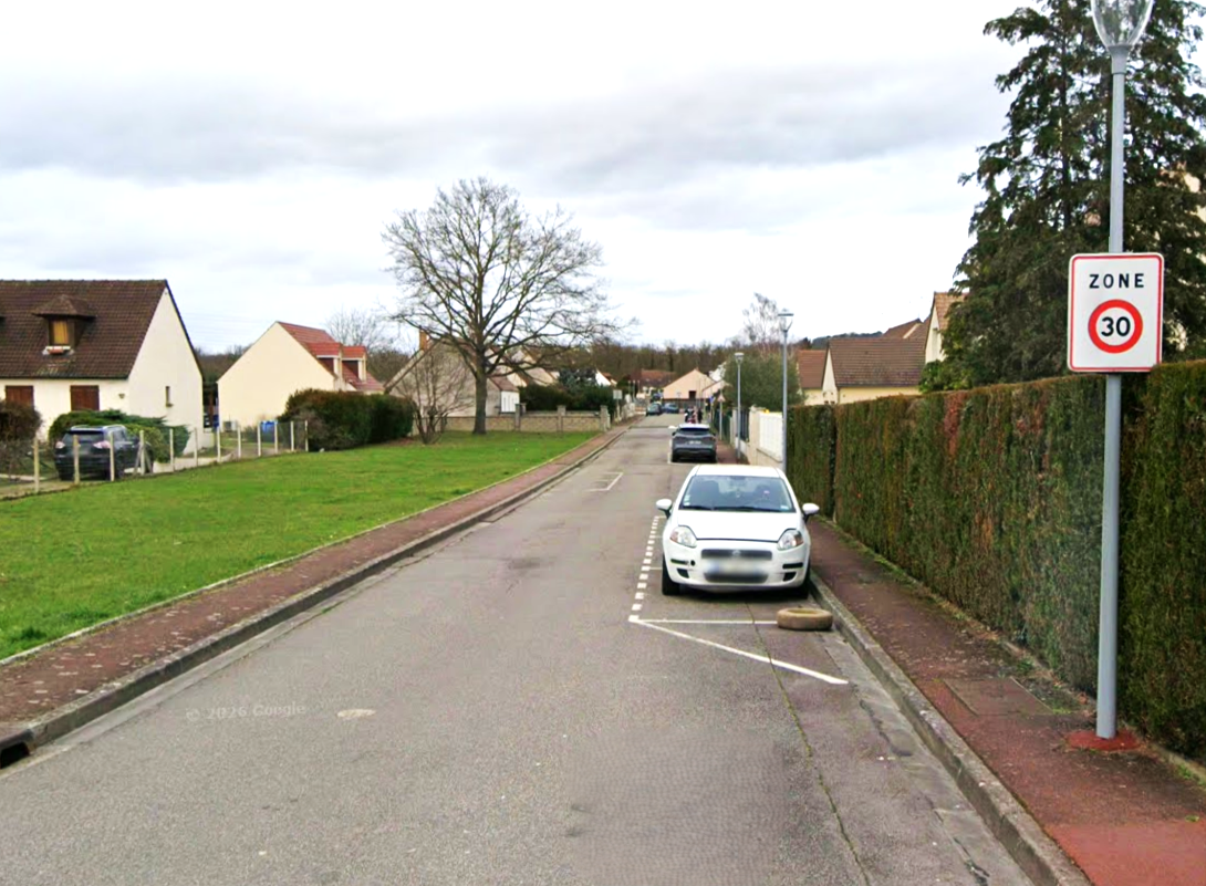 Le cambriolage a eu lieu dans une habitation de la rue Volta, un secteur pavillonnaire. Mais c'est à bord d'un taxi que les auteurs présumés ont été interpellés - Illustration © Google Maps