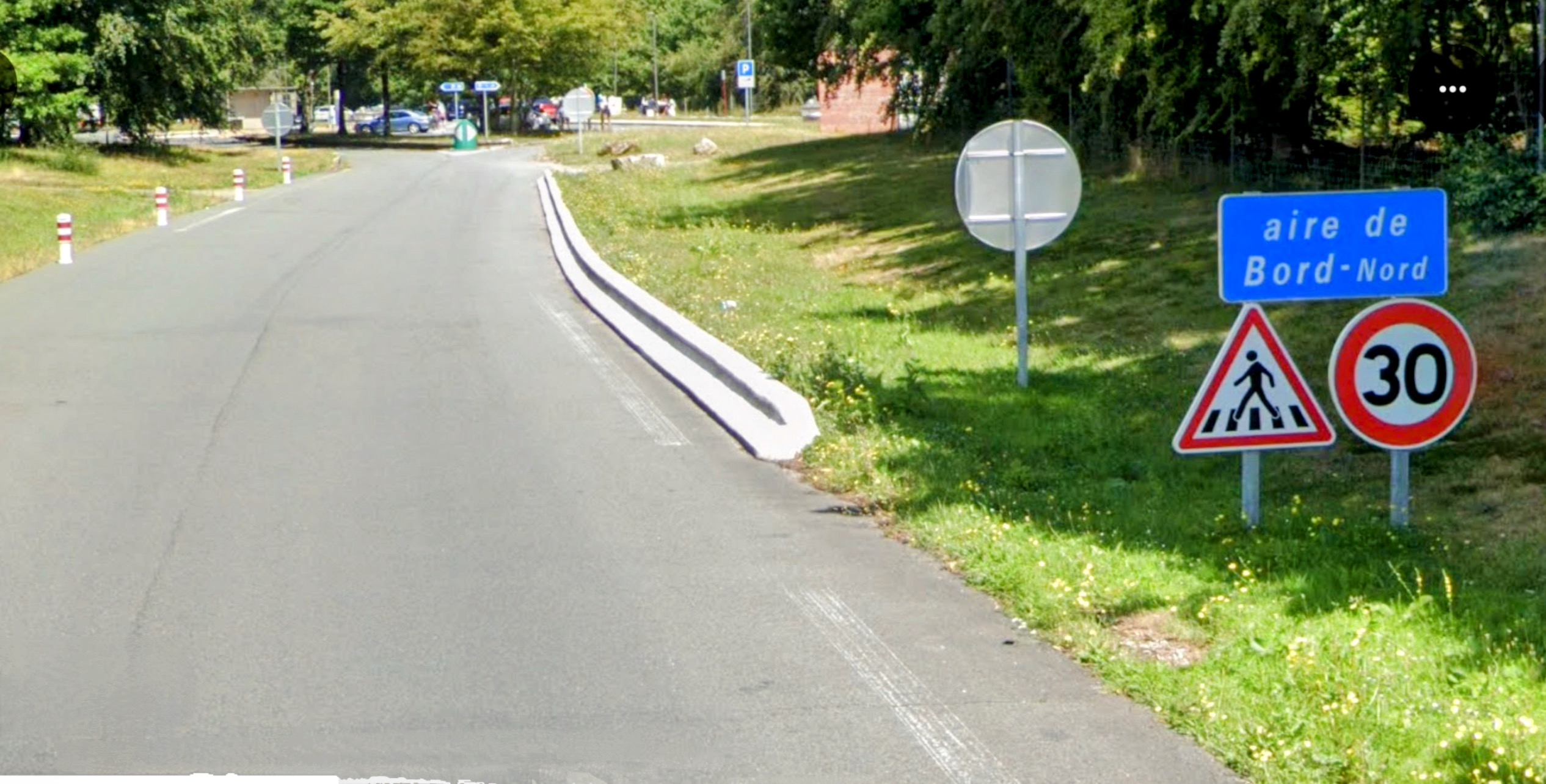 L’accident est survenu au niveau de l’aire d’accueil dans le sens Paris-Caen