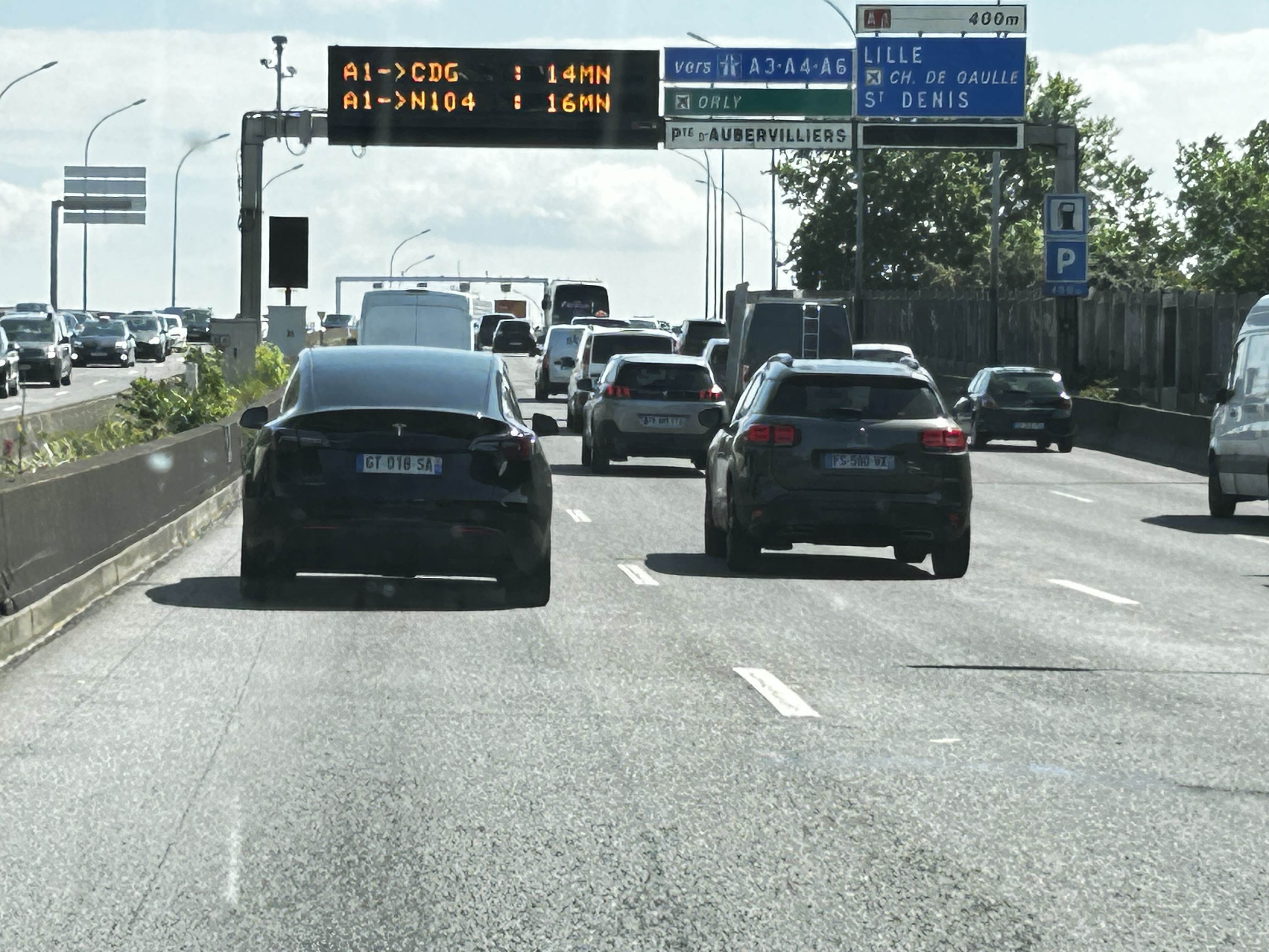 Parmi les mesures prises, l’abaissement de la vitesse sur les autoroutes franciliennes -illustration infonormandie