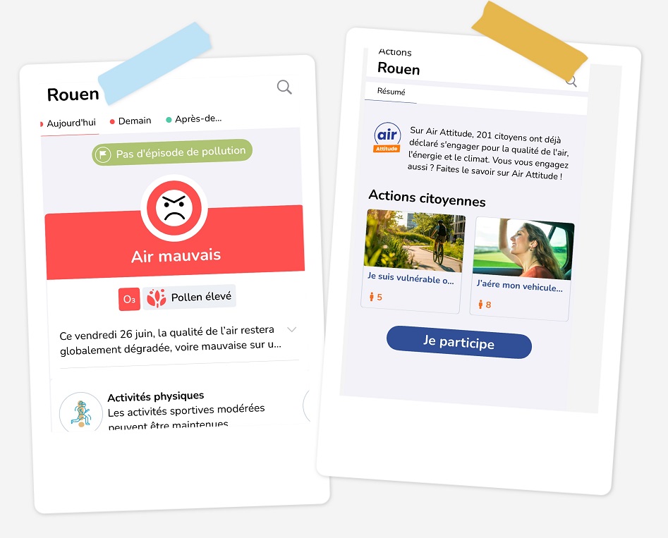 Air to Go : une nouvelle application pour suivre la qualité de l'air en Normandie