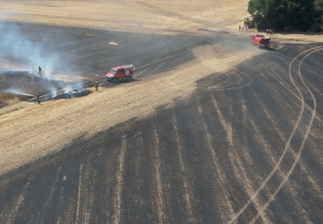 Les sapeurs-pompiers ont été confrontés à trois feux d’espaces naturels - Photo Sdis27