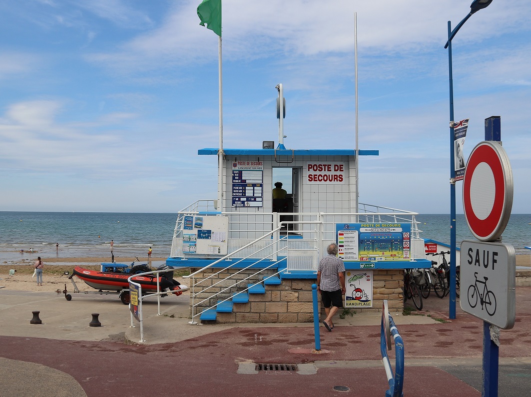 Un poste de secours à Langrune-sur-Mer (Calvados) Photo d'illustration ©Bruno Charlier/Pexels