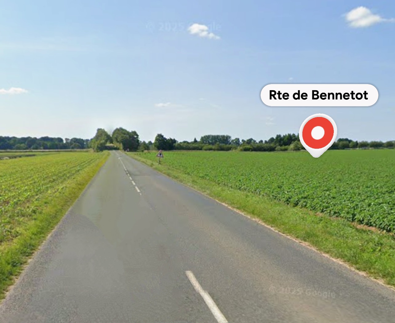 Le drame s’est produit sur la route de Bennetot, à hauteur d’une intersection