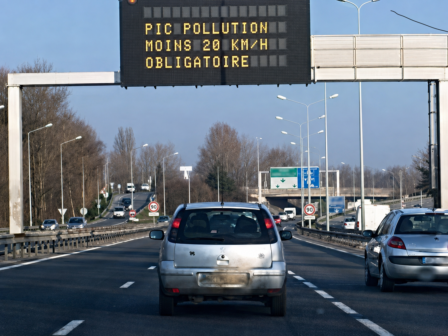 La circulation est réduite de 20 km/h sur la plupart des routes des deux départements - Illustration