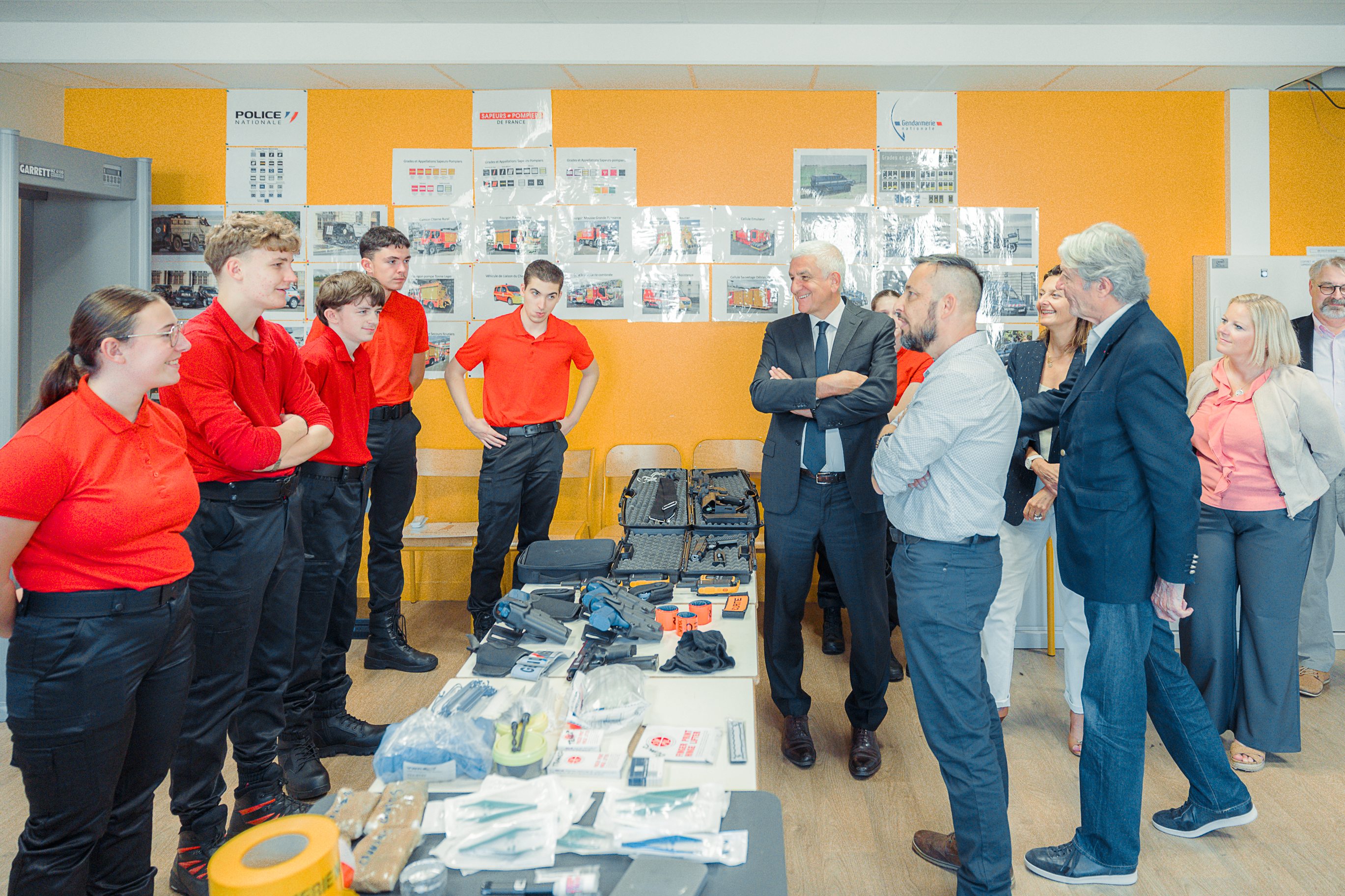 Hervé Morin, président de la Région Normandie, a visité le Lycée professionnel Privé Saint Joseph de Deauville, et se rendra demain au Lycée Raymond Queneau d’Yvetot. - Photo © P.Galliot/Région Normandie