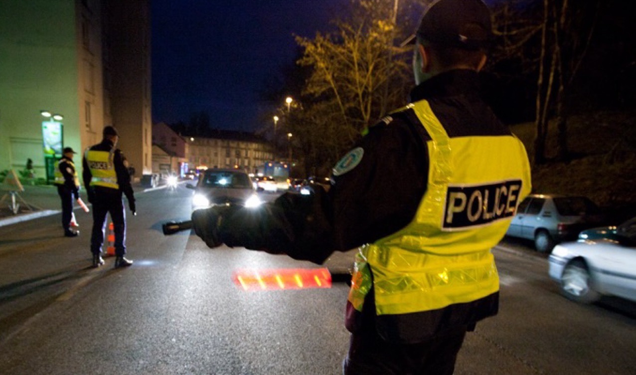 Contrôle de police - Illustration © DIPN