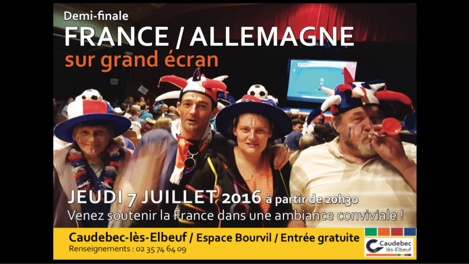 Caudebec-lès-Elbeuf derrière les Bleus ce soir en demi-finale