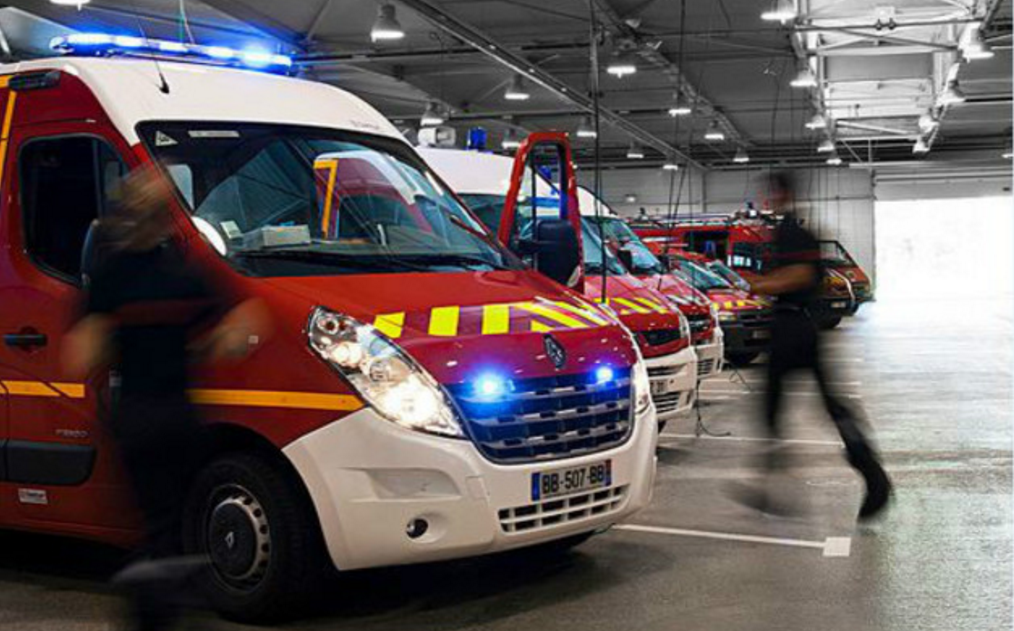 Dix-neuf sapeurs-pompiers ont été dépêchés sur le lieu de l'accident à Cambois - Illustration