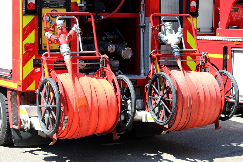 Le Sdis76 a engagé neuf engins et vingt-cinq sapeurs-pompiers - Illustration