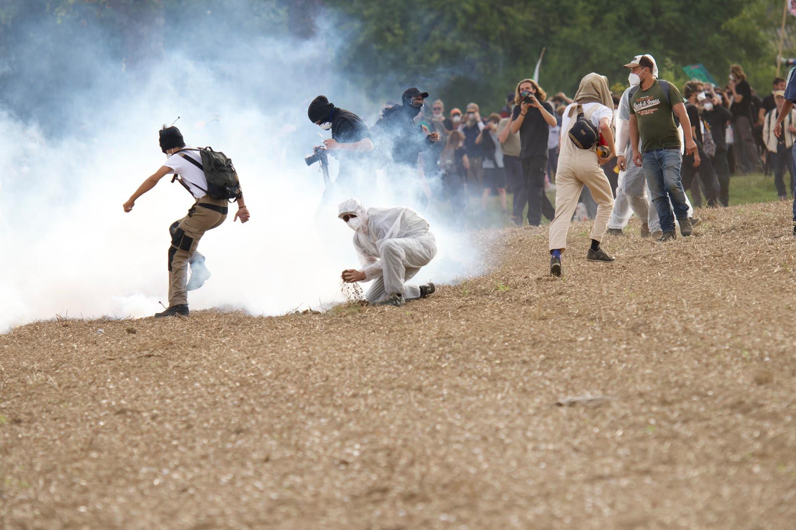 Si certains participants se sont écartés du parcours et du programme prévus, aucune dégradation ni aucun blessé ne sont à déplorer, se félicite la préfecture de l’Eure - Photo Préfet de l’Eure/X