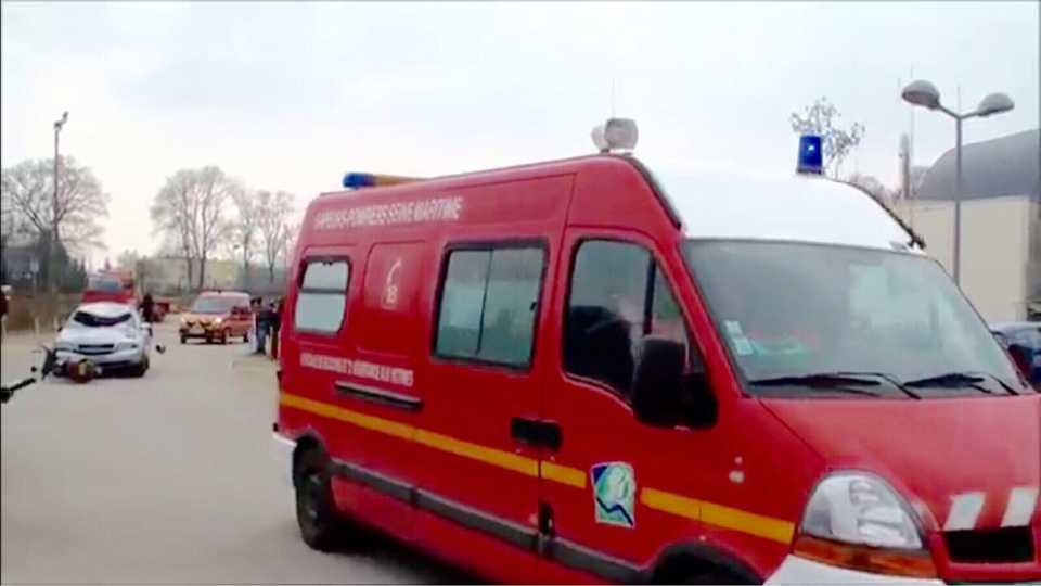 Les pompiers ont transportés les trois blessés à l'hôpital Jacques Monod (illustration)