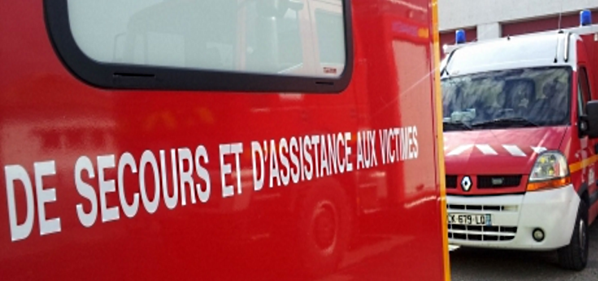 5 véhicules de secours et 23 sapeurs-pompiers ont été mobilisés sur les lieux de l'accident en gare de Barentin (Illustration)