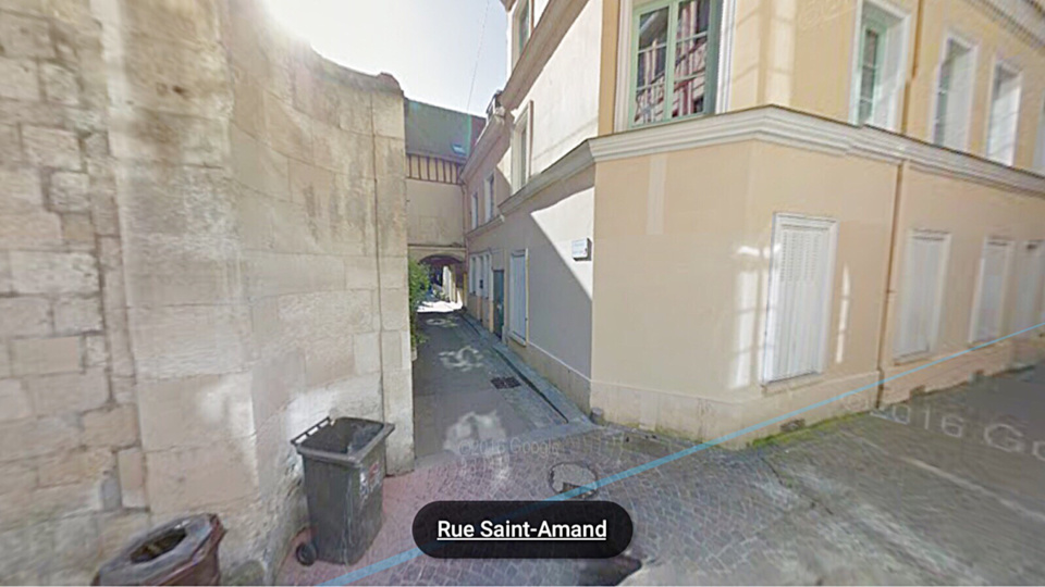 Les faits se sont déroulés dans un appartement situé dans un passage donnant sur la rue Saint-Amand, près de rue de la République et de l'hôtel de ville (illustration@Google Maps)