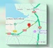 La RN 175 coupée entre Avranches et Pontorson après un accident : intervention de l’hélicoptère