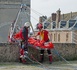 Un patient évacué par l’extérieur depuis le 3e étage de son immeuble à Sainte-Adresse, près du Havre