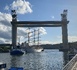 Rouen : le pont Flaubert levé dans la nuit de dimanche à lundi pour l’arrivée du voilier “Le Français”