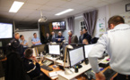 Police, gendarmerie, pompiers... la tournée du réveillon du président du Département de l'Eure