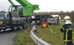 Camion-citerne couché près de Caen : l'accès au périphérique restera fermé jusqu'à jeudi matin