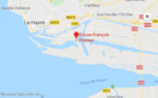 Seine-Maritime : un semi-remorque frigorifique en feu ce matin sur le port du Havre