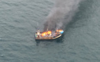 Seine-Maritime : un chalutier en feu au large de Dieppe, l’équipage récupéré sain et sauf