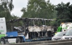 Un autocar avec 42 passagers prend feu sur l’autoroute A13 dans l’Eure : pas de blessé 