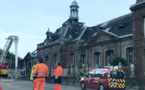 Rouen : l’ancien centre de formation d’apprentis (CFA) en partie détruit par un incendie