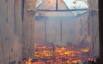 L'église de Romilly-la-Puthenaye, dans l'Eure, ravagée par un incendie ce matin