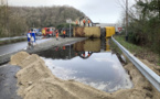 Seine-Maritime : un camion transportant de la glycérine se couche sur la route des Falaises à Gonfreville-l'Orcher 