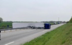 Accident de poids lourd : l'autoroute A28 fermée à la circulation dans les deux sens dans l'Eure
