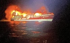Un navire en feu au large du Tréport : deux marins blessés, les quatre autres indemnes 
