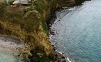Piégés par la marée montante, quatre personnes et cinq chiens secourus à la Pointe du Hoc