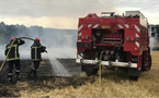 Feu de végétation à Petit-Couronne : 1,7 hectare brûlé, l’entreprise voisine épargnée