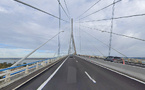 Tempête Benjamin : la fermeture du pont de Normandie prolongée jusqu'à vendredi matin 
