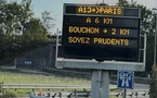 L'autoroute A13 entre Paris et la Normandie  connaîtra ses sempiternelles bouchons et ralentissements tout azu long de ce week-end de chassé-croisé - Illustration infoNormandie
