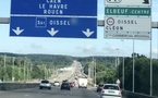Comme lors du week-end prolongé du 1er mai, le trafic devrait être relativement dense sur l'autoroute A13  en direction de la Normandie - Illustration © infonormandie