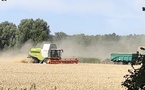 Afin de limiter les risques d’incendie, les moissons sont interdites entre 13 heures et 18 heures à compter de mardi - illustration infonormandie 