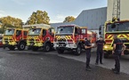 Vingt pompiers de l’Eure partent renforcer les équipes mobilisées contre les feux de forêt dans l’Aude
