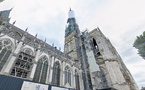 Rouen : le chantier de la flèche de la cathédrale entre dans son avant-dernière phase