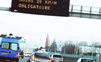 Pollution à l’ozone : vitesse abaissée dès ce vendredi sur les routes d’Île-de-France